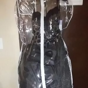 Formal dress with shoes and purse